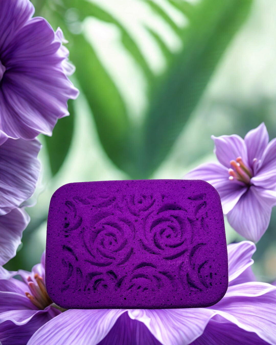 Pasión Grout Sponge with a Design