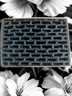 🖤Midnight Rectangle Sponge with Design🖤
